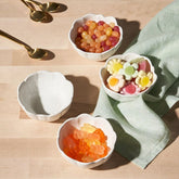 Petal Mini Bowls, Set of 4White