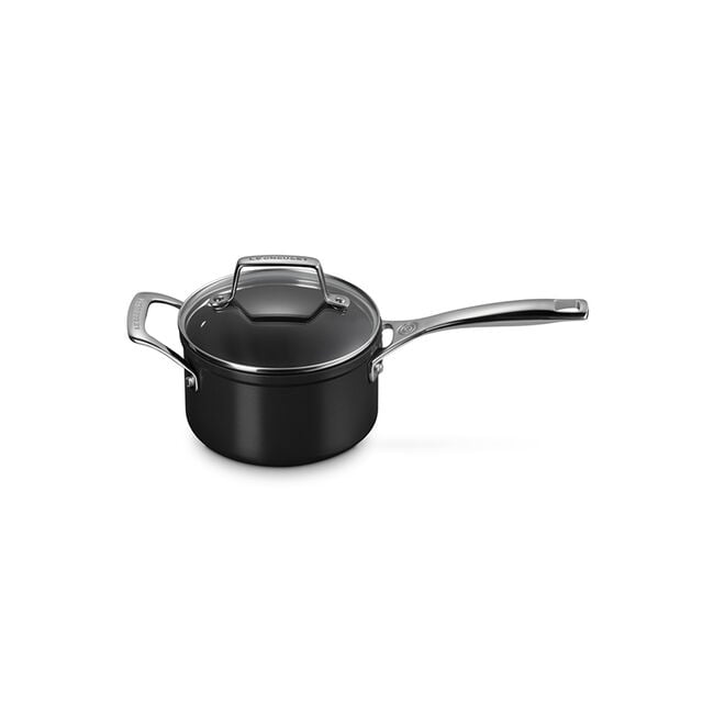Essential Non-stick Ceramic Saucepan with Glass Lid