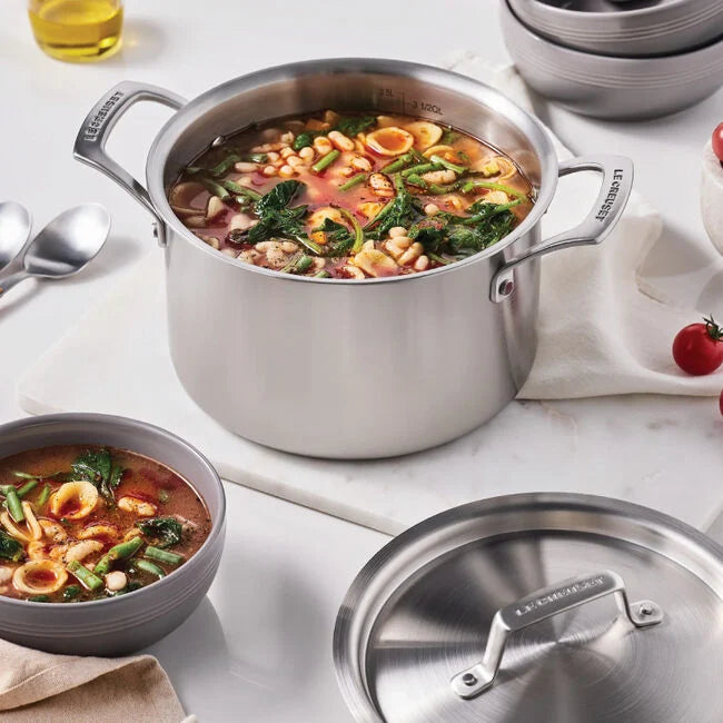 Essential Stainless Steel Deep Round Stockpot