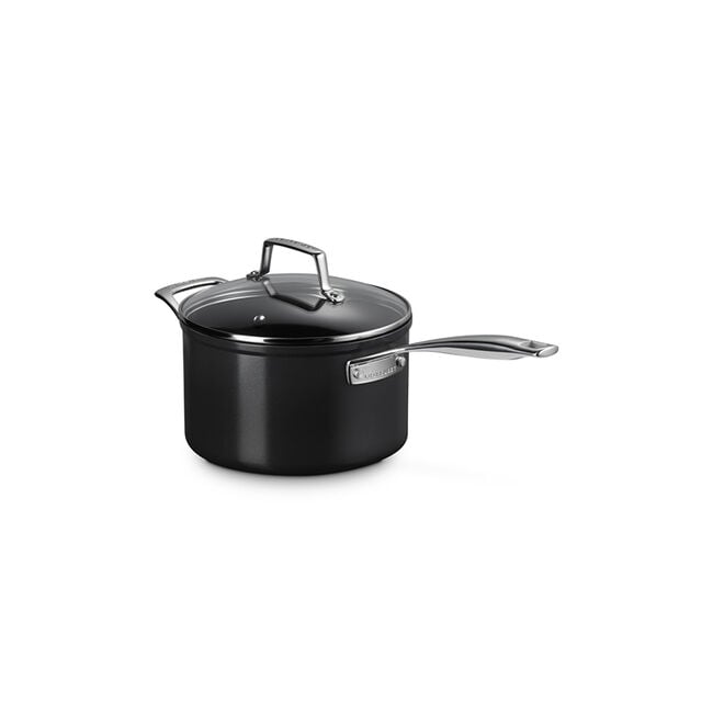 Essential Non-stick Ceramic Saucepan with Glass Lid