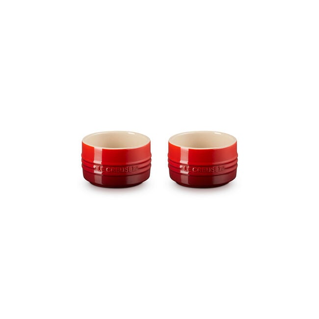 Straight Wall Ramekin, Set of 2Cerise