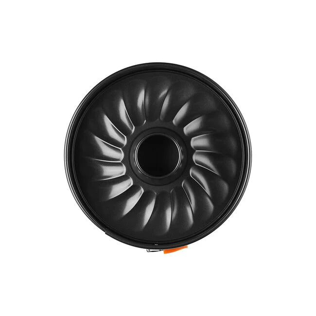 Non-stick Metal Bakeware Fluted Springform Pan with Funnel