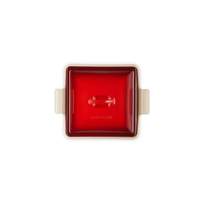 Heritage Shallow Square CasseroleCerise
