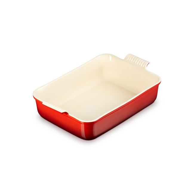 Heritage Deep Rectangular Lasagna DishCerise