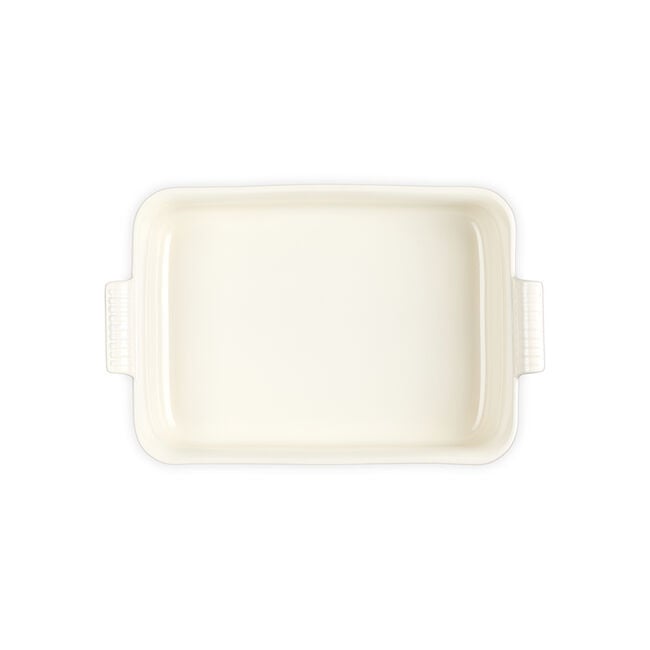 Heritage Deep Rectangular Lasagna DishMatte White