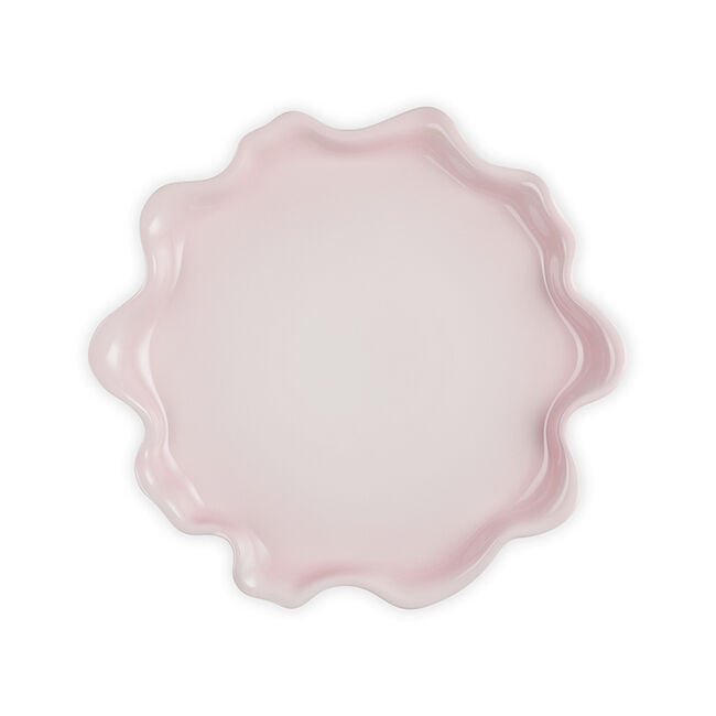 Iris Collection Serving PlatterShell Pink