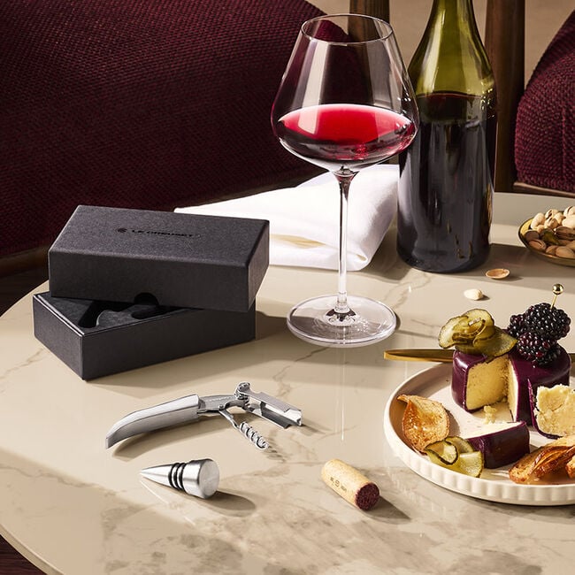 Stainless Steel One-Step Waiter’s Friend and Stopper Set ​