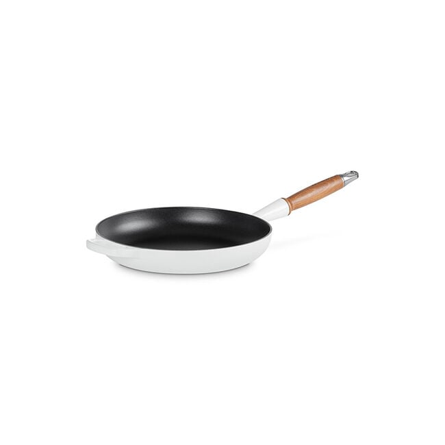 Alpine Wood Handle Fry PanWhite