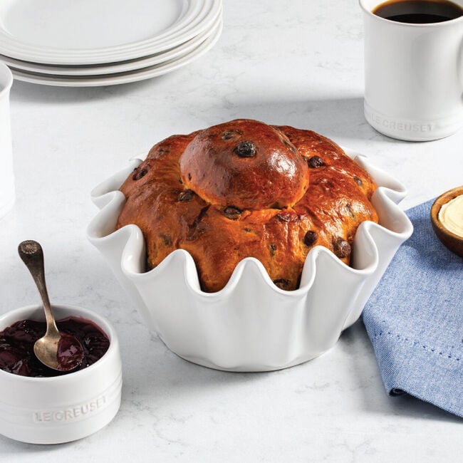 Ruffle Brioche Dish