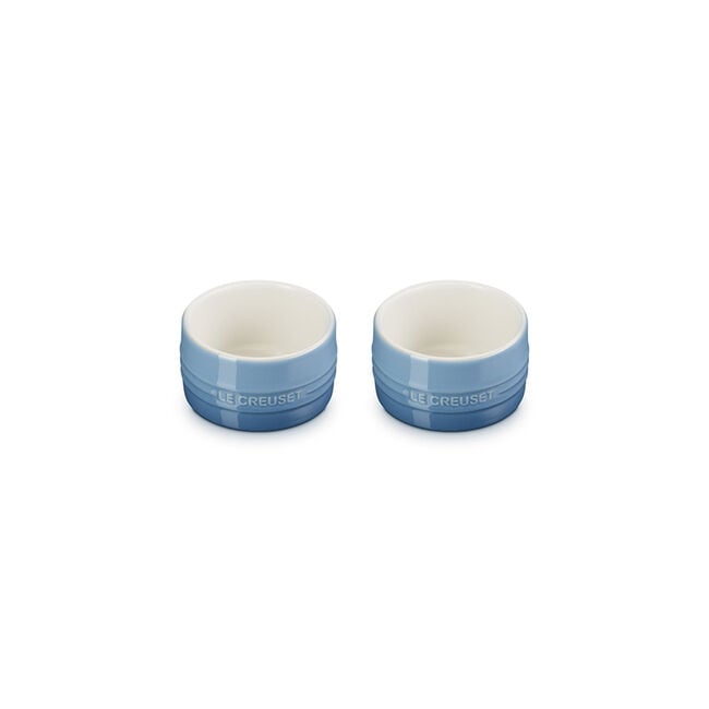 Straight Wall Ramekin, Set of 2Chambray