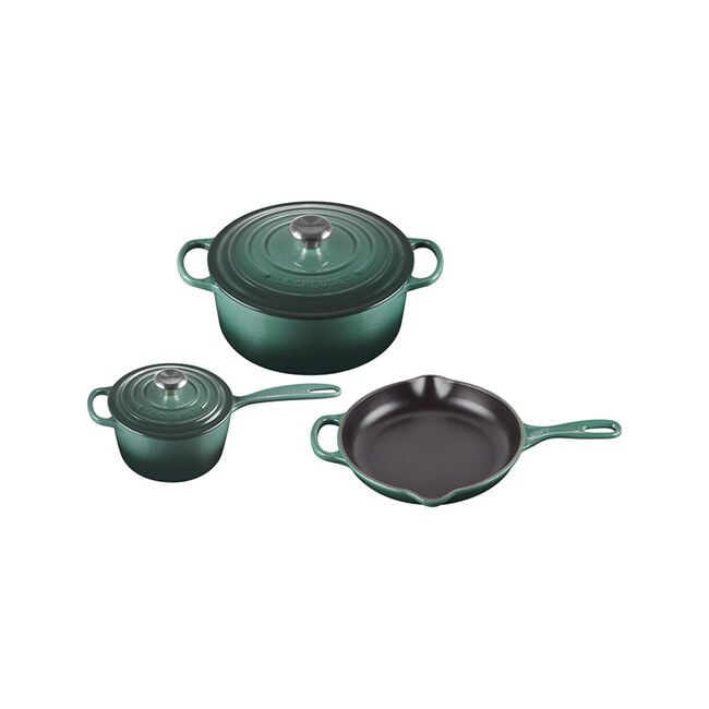 Signature Enameled Cast Iron 5-Piece Cookware SetArtichaut