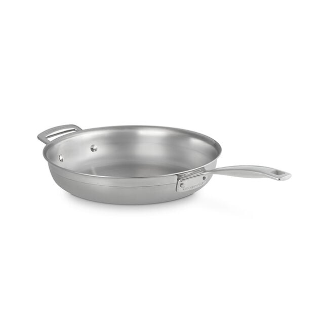 Classic Stainless Steel Round Frying Pan