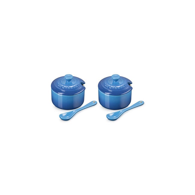Condiment Pot with Spoon, Set of 2Marseille