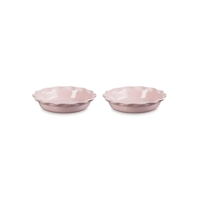 Heritage Fluted Pie Dish 2-Piece Set