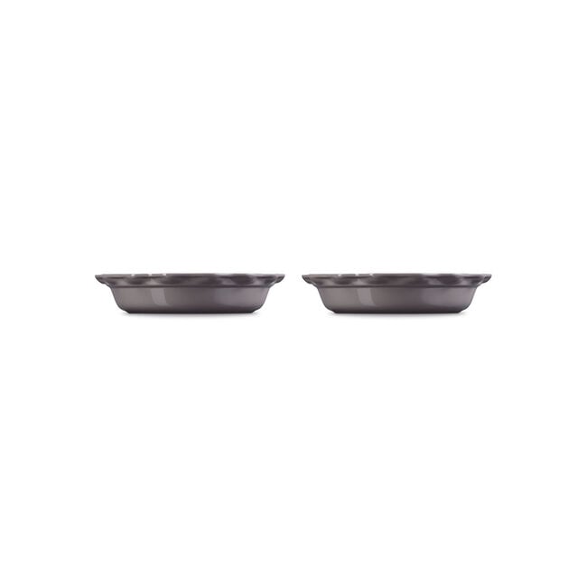 Heritage Fluted Pie Dish 2-Piece SetOyster