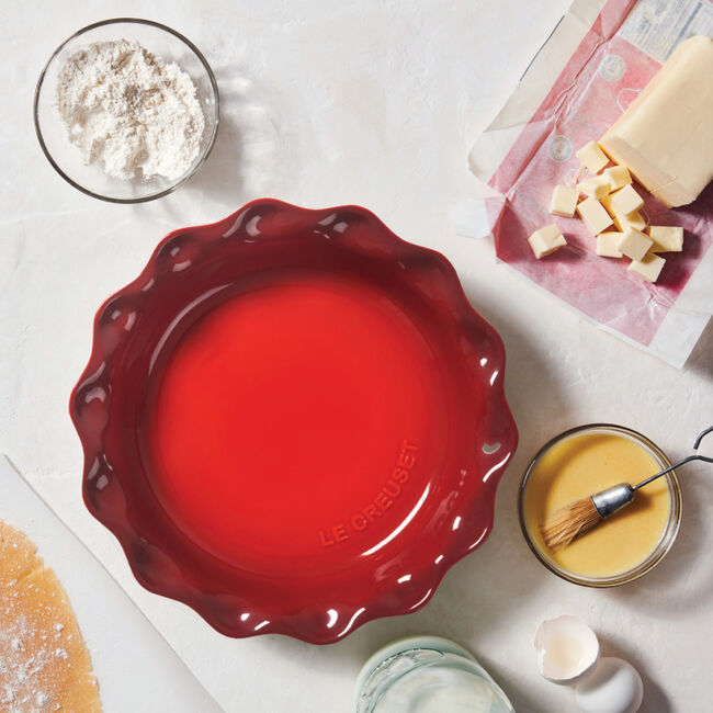 Heritage Fluted Pie DishCerise