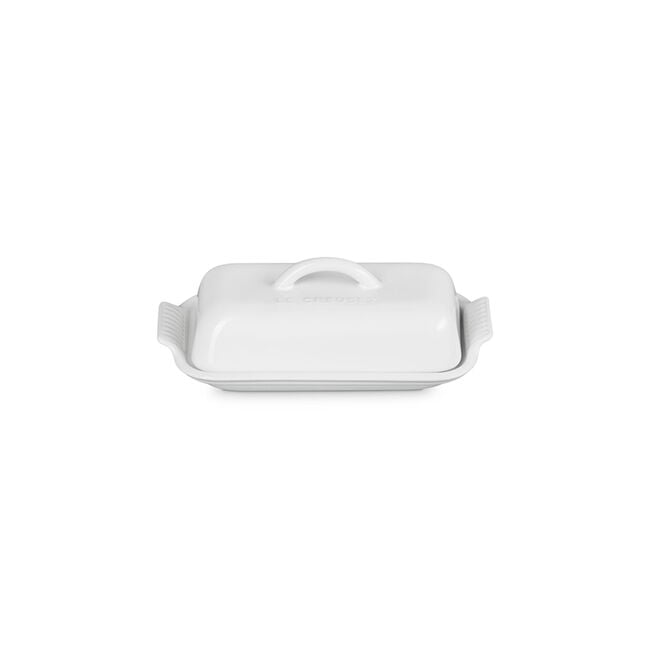 Heritage Butter DishWhite