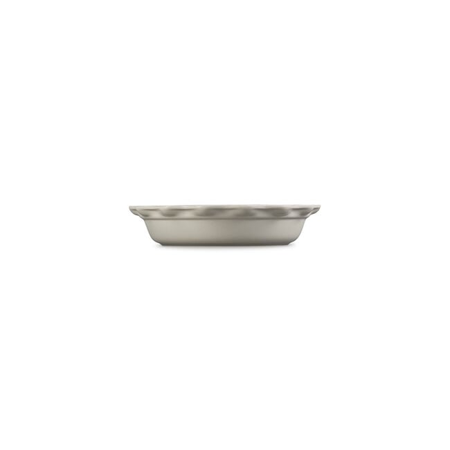 Heritage Fluted Pie DishMatte White
