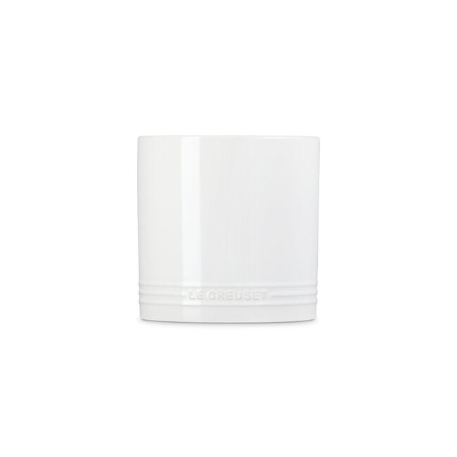 Signature Utensil CrockWhite