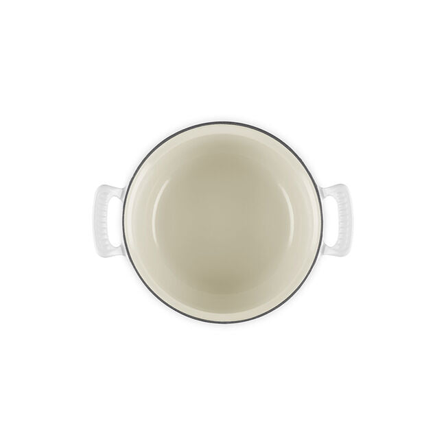 Modern Heritage Round Dutch OvenMatte White
