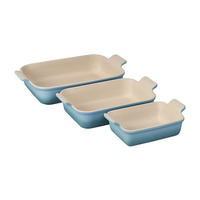 Heritage 3-Piece Rectangular Baking Dish SetCaribbean