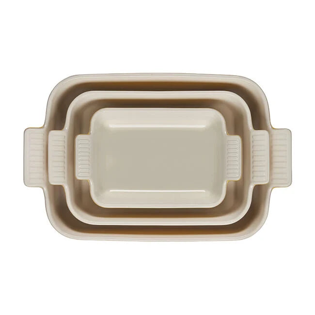 Heritage 3-Piece Rectangular Baking Dish SetNectar
