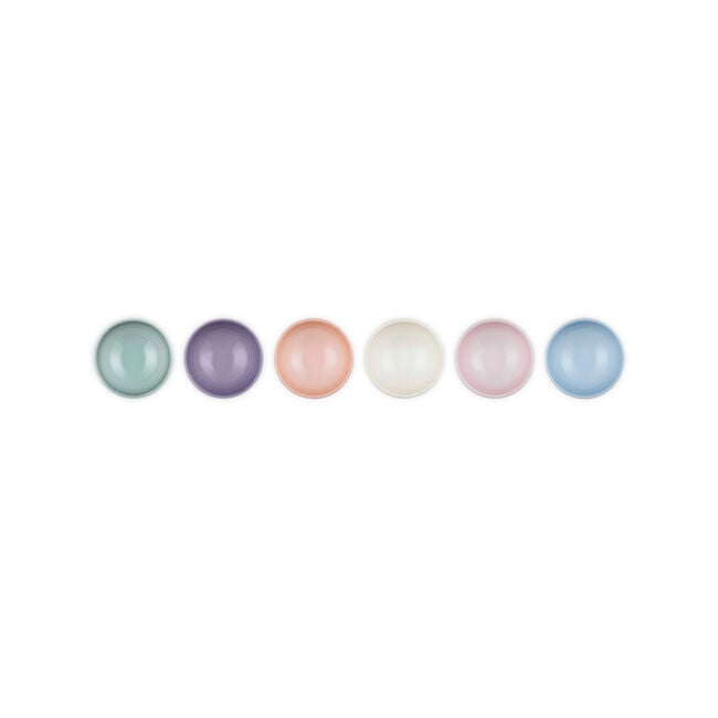 Vancouver Pinch Bowls, Set of 6Pastel Multicolor