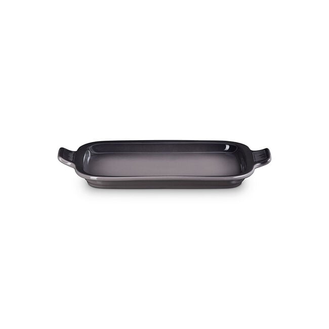 Rectangular Dish with Platter LidOyster