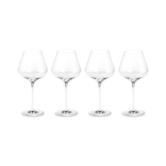 Burgundy Wine Glasses, Set of 4