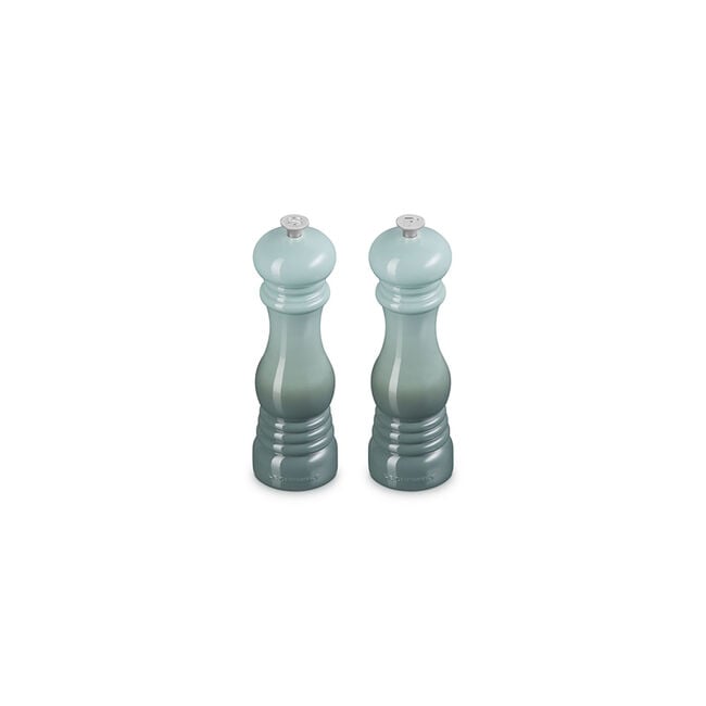 Acrylic Classic Salt and Pepper Mill SetSea Salt