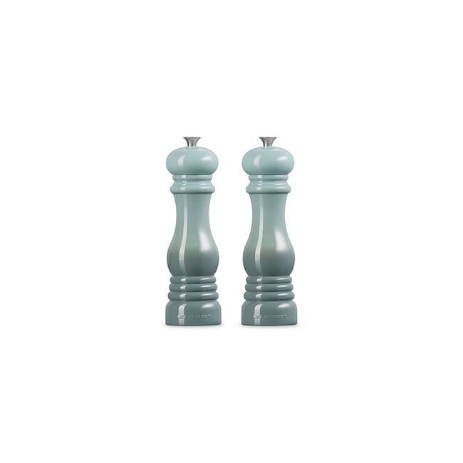 Acrylic Classic Salt and Pepper Mill SetSea Salt