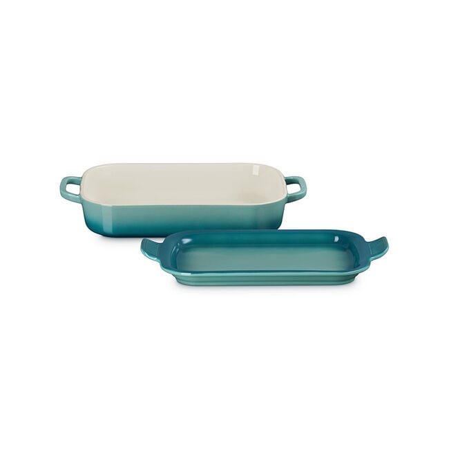 Rectangular Dish with Platter LidRiviera