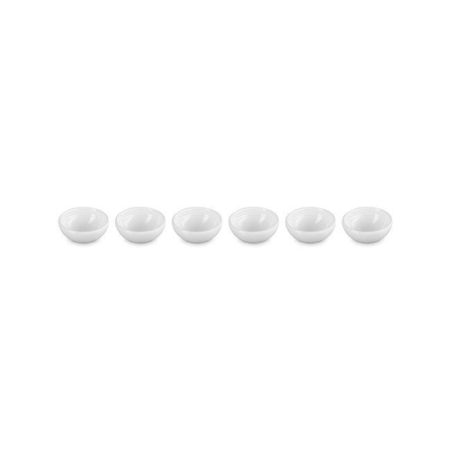Vancouver Pinch Bowls, Set of 6White