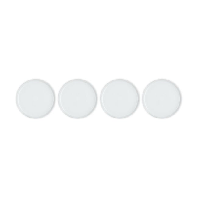 San Francisco Dinner Plates, Set of 4White