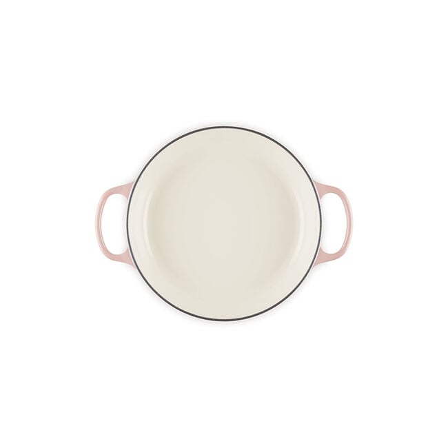 Enameled Cast Iron Signature Round Braiser with Glass LidPeche