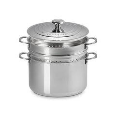 Signature Stainless Steel Stockpot with Colander Insert
