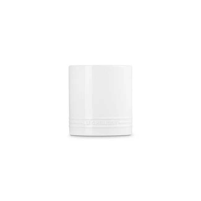 Signature Utensil CrockWhite