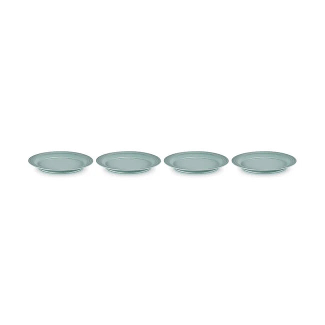 Vancouver Dinner Plates, Set of 4Sea Salt