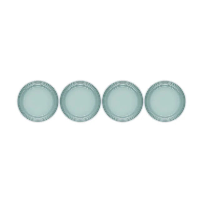 Vancouver Dinner Plates, Set of 4Sea Salt