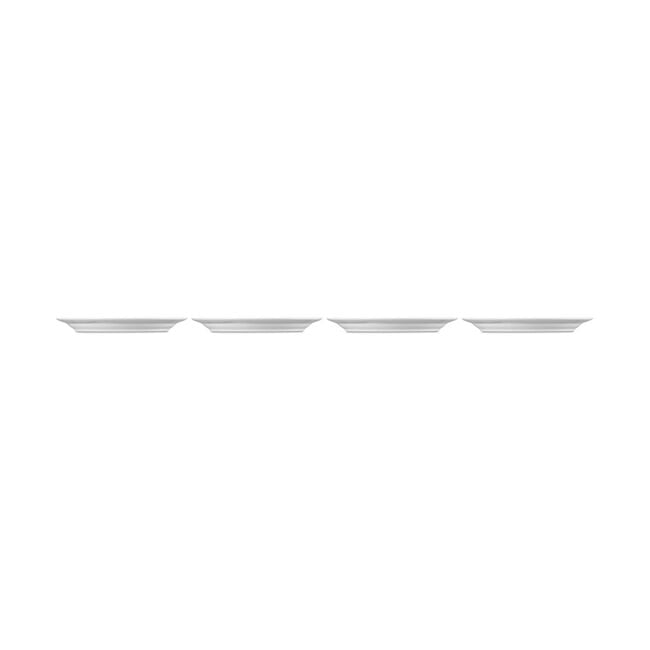 Vancouver Dinner Plates, Set of 4White
