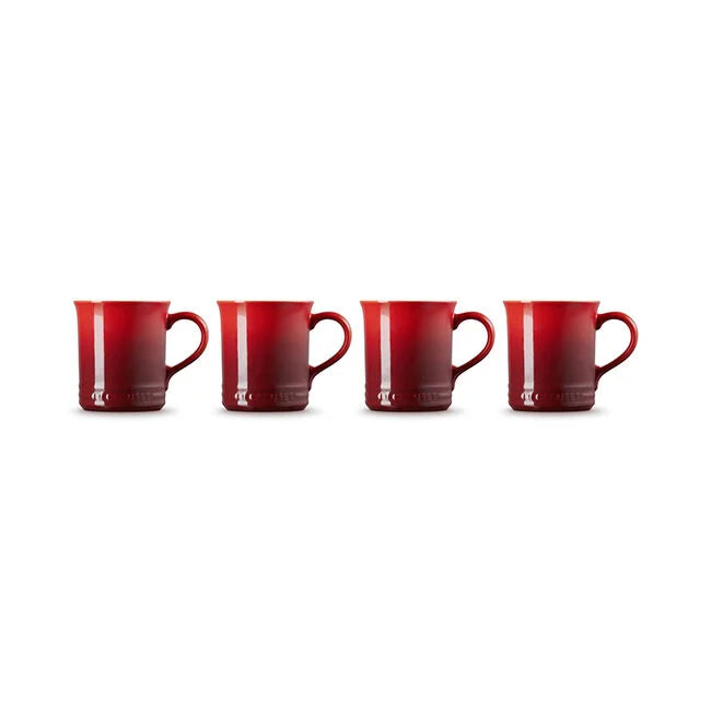 Vancouver Mugs, Set of 4Cerise
