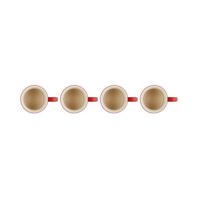 Vancouver Mugs, Set of 4Cerise