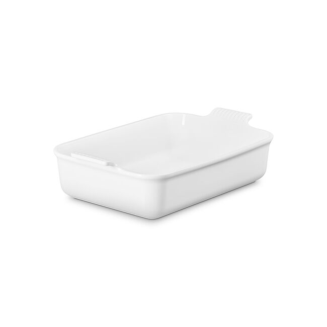 Heritage Deep Rectangular Lasagna DishWhite